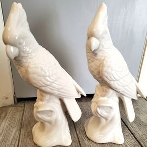 Set of 2 Ceramic Birds